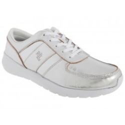 Tenis liso Lauren Ralph Lauren plateado