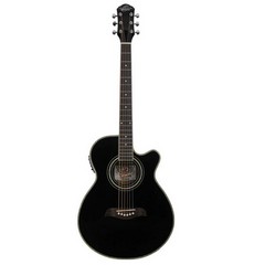 GUITARRA ELECTRO ACUSTICA OSCAR SCHMIDT NEGRO TRANSPARENTE