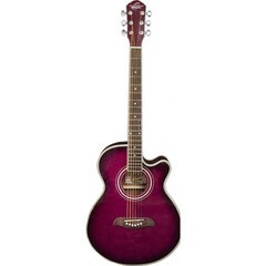 GUITARRA OSCAR SCHMIDT ELECTRO ACUSTICA OG10CEF MORADO TRANSPARENTE