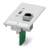 PLACA FRONTAL DE DATOS , PHOENIX CONTACT ,1XUSB A 1XRJ45,...