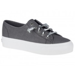Tenis liso Sperry gris obscuro