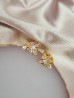Aretes mariposas con perla 10B