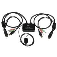 CONMUTADOR SWITCH KVM 2 PUERTOS HDMI® USB AUDIO MINI JACK...