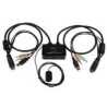 CONMUTADOR SWITCH KVM 2 PUERTOS HDMI® USB AUDIO MINI JACK...