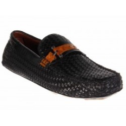Franco Cuadra Zapato Driver de Piel Negro