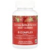 California Gold Nutrition, Gomitas con complejo de vitaminas B, Fresa, 45 gomitas vegetales