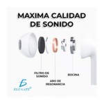 Audifonos inalámbricos bluetooth 5.0, variedad de colores / ear.bt.j6