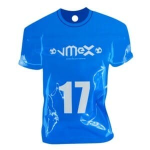 Audífonos alámbricos con empaque diseño de playera de futbol 3.5mm / l208