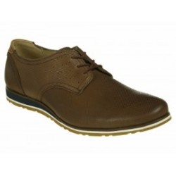 Flexi Zapato con Agujeta Piel Chocolate