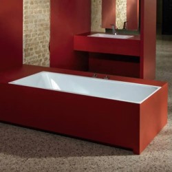 Zen Tina freestanding de hormigón