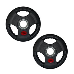 Par de discos de acero recubiertos 5 kg 2" Wod Pro,Par de discos de acero recubiertos 5 kg 2" Wod Pro