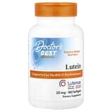 Doctor's Best, Luteína con Lutemax 2020, 20 mg, 180 cápsulas blandas