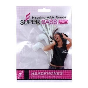 Audifonos alámbricos super bass headphones housing aaa, variedad de colores / xr-3158