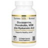 California Gold Nutrition, Glucosamina, condroitina y MSM más ácido hialurónico, 120 cápsulas vegetales
