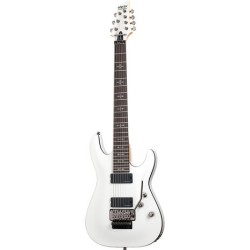 GUITARRA ELECTRICA SCHECTER DEMON-7 FR BLANCO VINTAGE