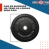​Par de bumpers hi-temp 10 libras Wod Pro,​Par de bumpers hi-temp 10 libras Wod Pro