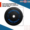 ​Par de bumpers hi-temp 35 libras Wod Pro,​Par de bumpers hi-temp 35 libras Wod Pro