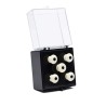Martin 18APPBIPN, Negro/Blanco, Inlaid Bridge & Endpin Pack Bass