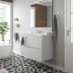 Zen Tina freestanding de hormigón