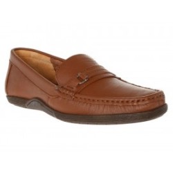 Regent Street Zapato Mocasín de Piel Miel
