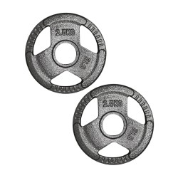 Par de discos de acero 2.5 kg Wod Pro,Par de discos de acero 2.5 kg Wod Pro