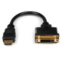 ADAPTADOR DE 20CM HDMI® A DVI - DVI-D HEMBRA - HDMI MACHO...