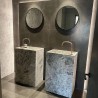 Zen Tina freestanding de hormigón