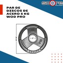 Par de discos de acero 5 kg Wod Pro,Par de discos de acero 5 kg Wod Pro