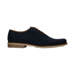 Sagezza Zapato Con Agujeta Azul
