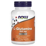NOW Foods, L-glutamina, 500 mg, 120 cápsulas vegetales