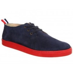 El Ganso Zapato de Piel Azul Marino