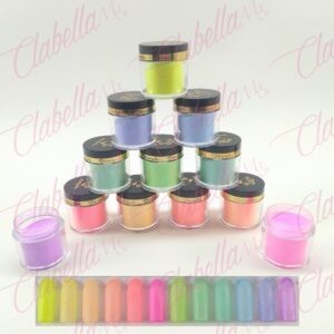 Acrílico EvelynXie para uñas 12 piezas de 10 gr-1/4 oz por paquete. YOU23-F4