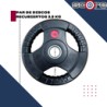 Par de discos estándar 2.5 kg recubiertos Wod Pro,Par de discos estándar 2.5 kg recubiertos Wod Pro