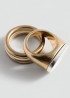 Pack 2 anillos combinados