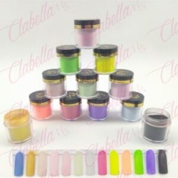 Acrílico EvelynXie para uñas 12 piezas de 10 gr-1/4 oz por paquete. YOU23-F3
