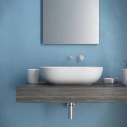 Zen Tina freestanding de hormigón
