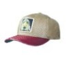 Gorra Bestico Café/Rojo Mod. Águila