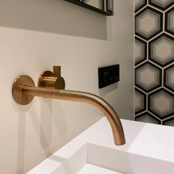 Zen Tina freestanding de hormigón