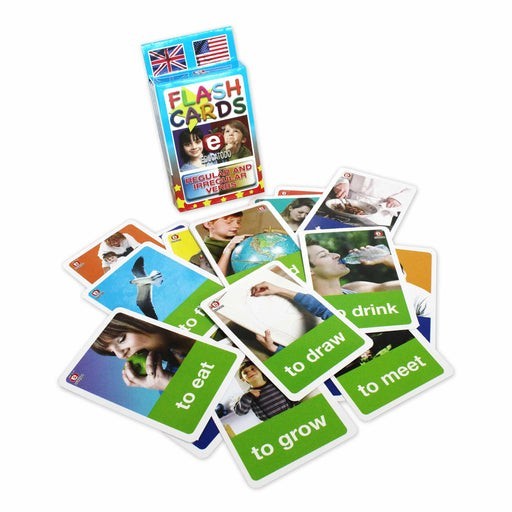 Flash Cards Regular And Irregular Verbs