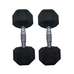 Par de mancuernas hexagonales 20 libras Wod Pro,Par de mancuernas hexagonales 20 libras Wod Pro