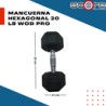 Par de mancuernas hexagonales 20 libras Wod Pro,Par de mancuernas hexagonales 20 libras Wod Pro