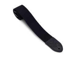 Tahalí Martin, tejido de algodón con soporte para púas, color negro.