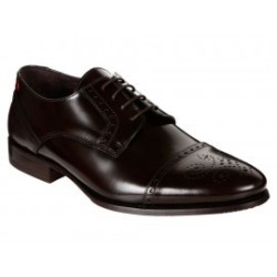 Baltarini Zapato de Piel con Agujeta Moka