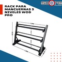 Rack para mancuernas 3 niveles para 10 pares Wod Pro,Rack para mancuernas 3 niveles para 10 pares Wod Pro