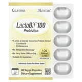 California Gold Nutrition, LactoBif® 100, 100.000 millones de UFC, 60 cápsulas vegetales
