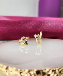 Aretes corazon linea 2C