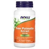 NOW Foods, Extracto de palma enana americana, Salud masculina, 320 mg, 90 cápsulas blandas vegetales