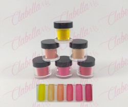 Acrílico Yuan Quan gama F para uñas 6 piezas de 10 gr-1/4 oz- por paquete. A-L35