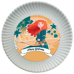 Valiente Princesa Merida platos