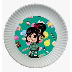 12 platos temática Vanellope